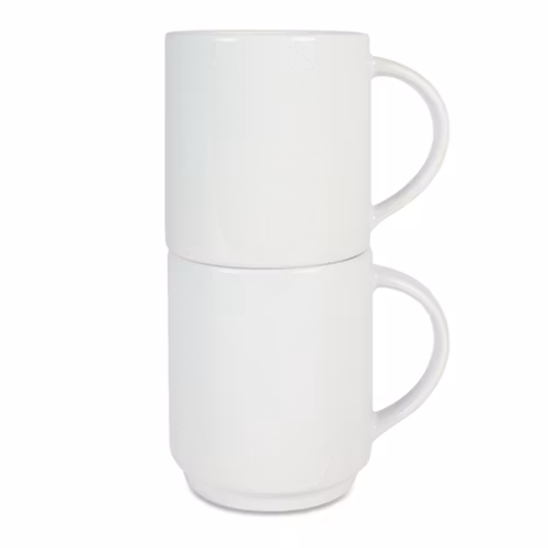 Mugg 80 mm Vit stapelbar