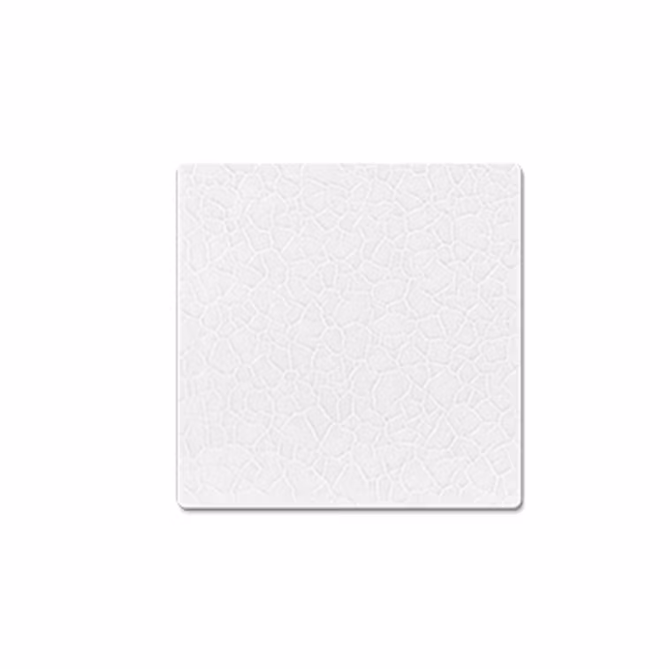 Sublimeringsplåt vit struktur ca 10x10 cm x 1 mm,