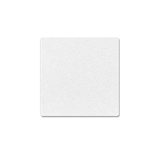 Sublimeringsplåt vit struktur ca 10x10 cm x 1 mm,