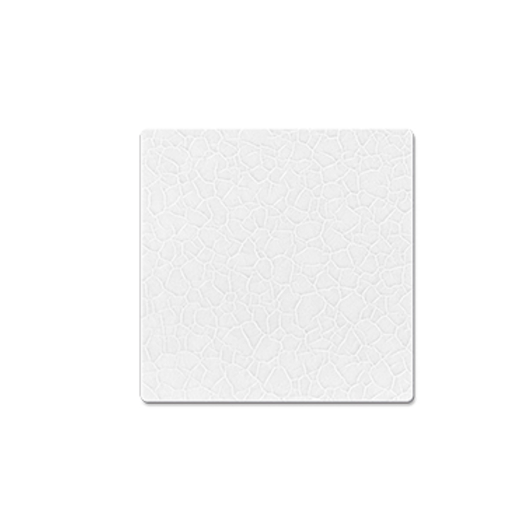 Sublimeringsplåt vit struktur ca 10x10 cm x 1 mm,