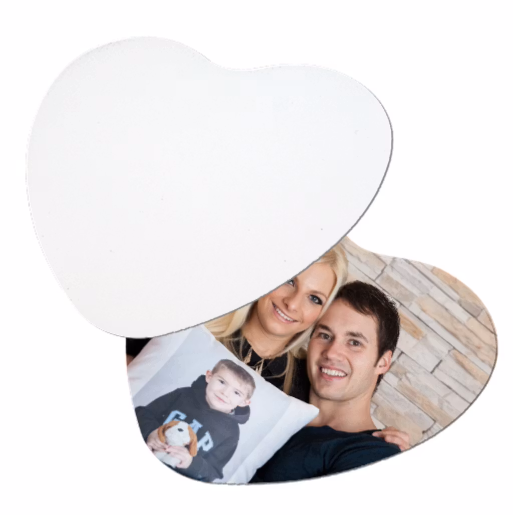 Sublimeringsplåt hjärta, ca 13x14 cm