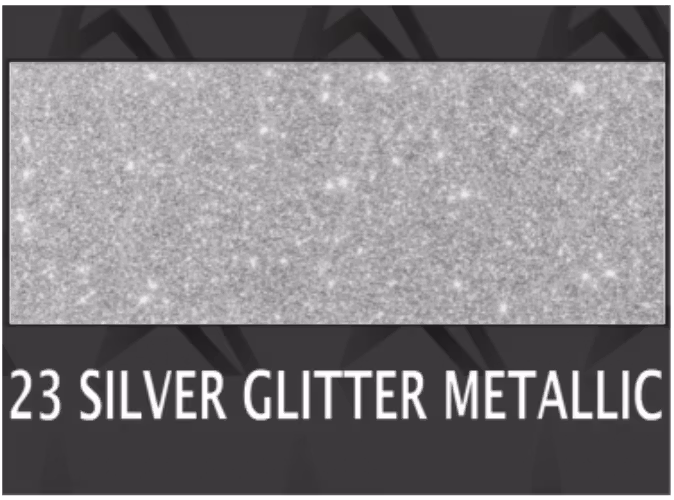 Premium Glittermetallic Silver - 1023 - Ark 30x50 cm