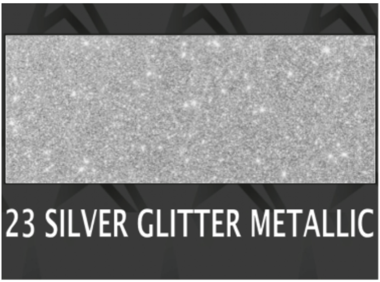 Premium Glittermetallic Silver - 1023 - Ark 30x50 cm