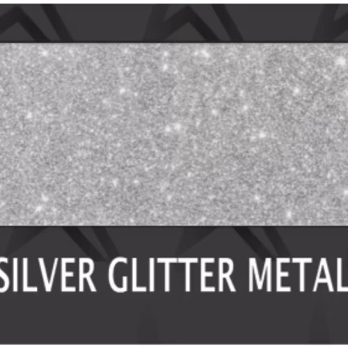 Premium Glittermetallic Silver - 1023 - Ark 30x50 cm