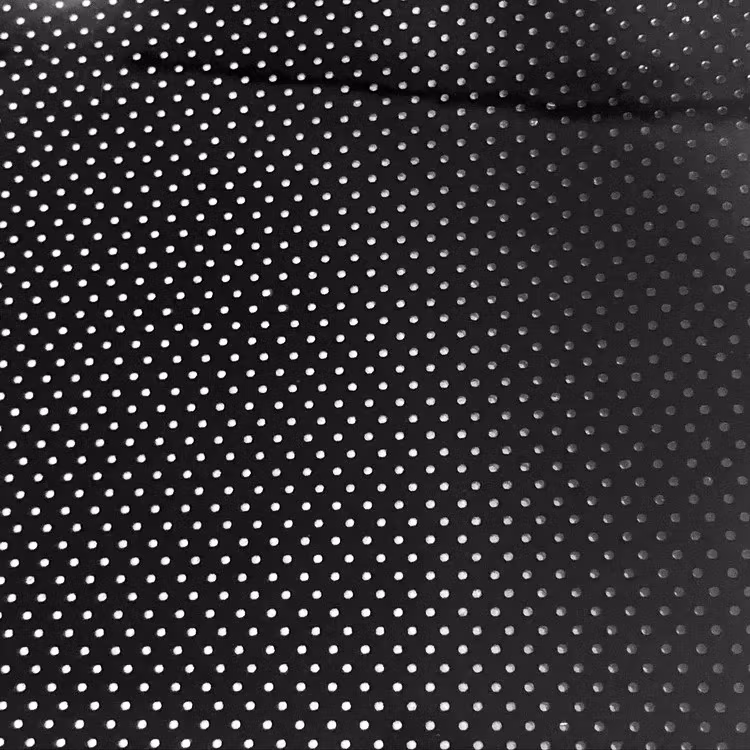 PU Perforerad - Svart 1302