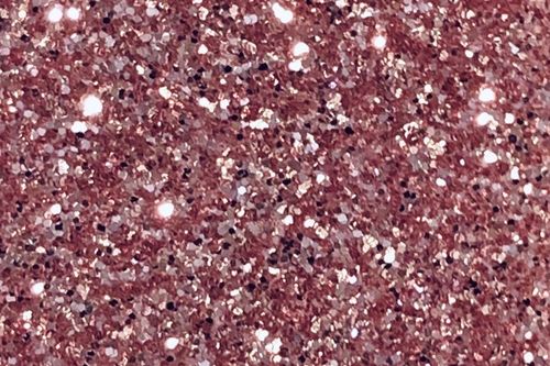 PET Glitter Rose guld - 6060