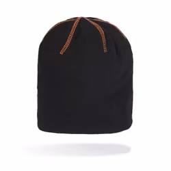 Beanie - Svart/orange