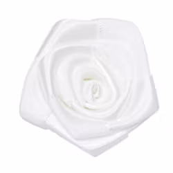 Satinblomma - Vit ros