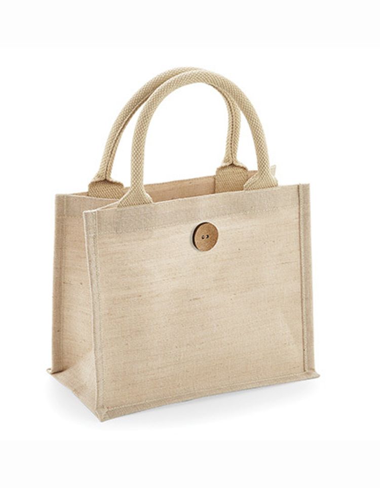 Lunchbag med knapp - Natur