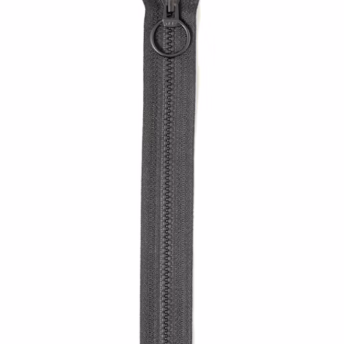 Dragkedja 20 cm, svart - delbar