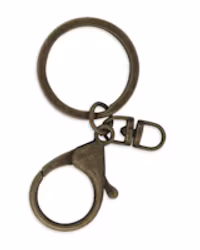 Karbinhake med nyckelring