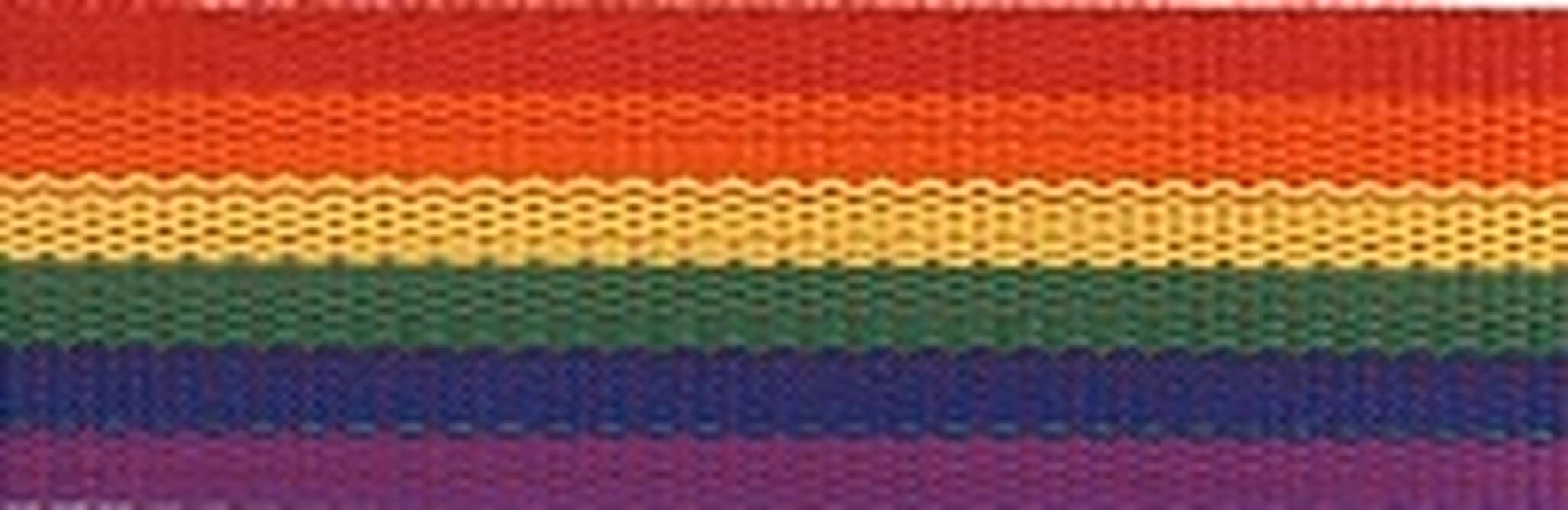 Väskband Pride / Regnbåge - metervara