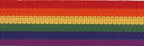 Väskband Pride / Regnbåge - metervara