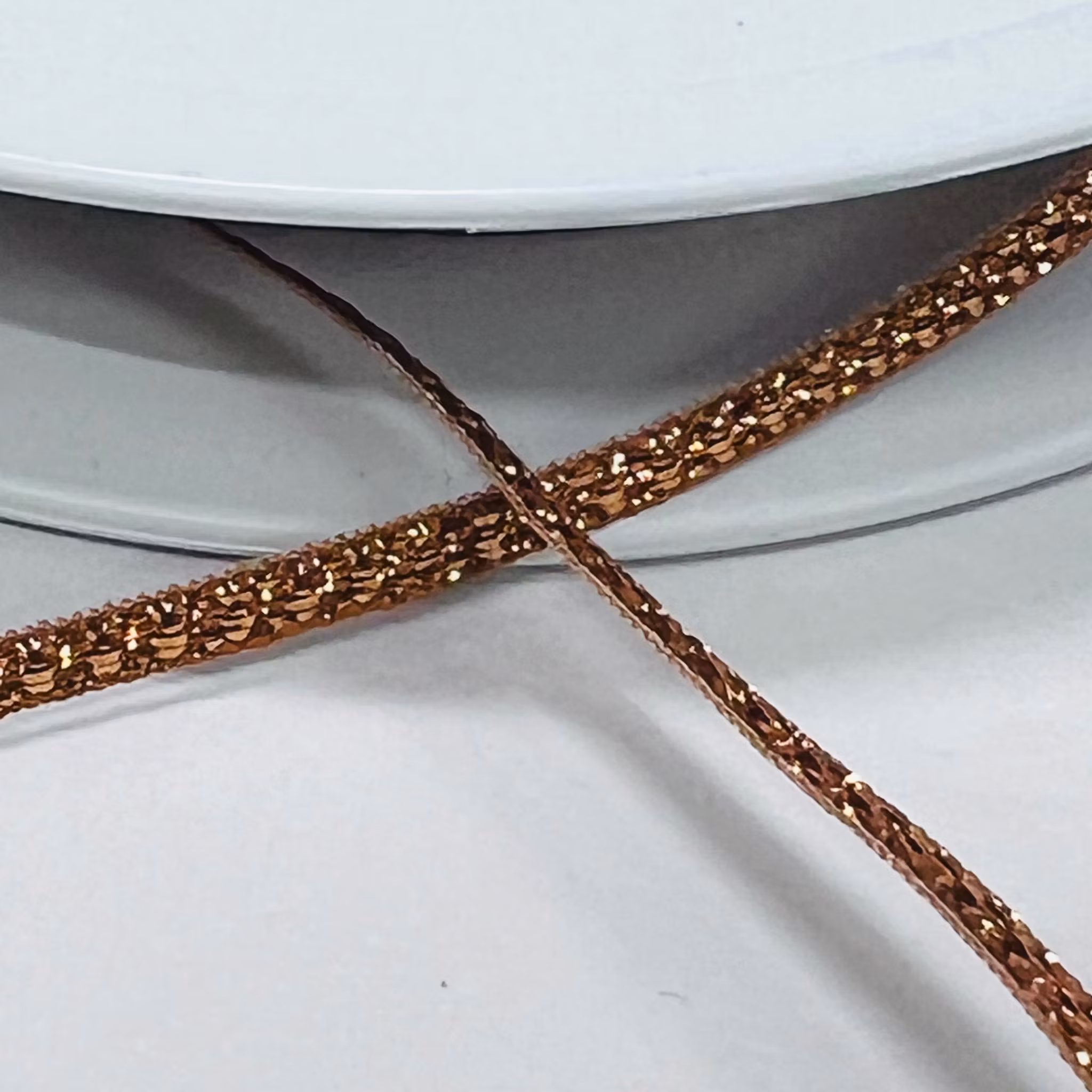 Dekorband Metallic Koppar