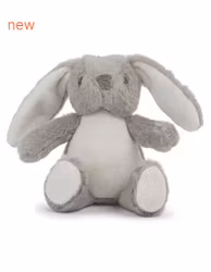 Nyckelring Mjukiskanin - Mr Grey - XS