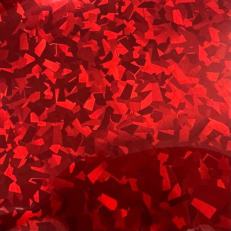 Heat transfer foil- Crystal Röd 73 - metervara
