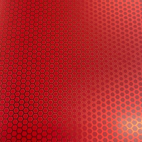 Hexagon METALLIC - Röd - 100