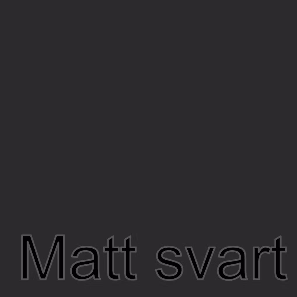 SISER - Matt svart