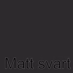 SISER - Matt svart