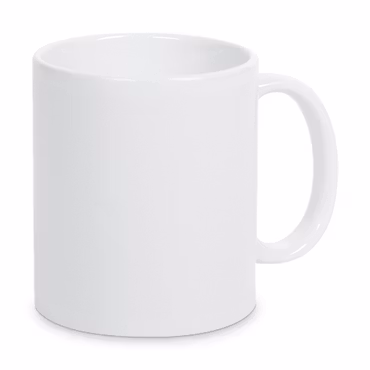 Vit mugg 80 mm - god kvalité