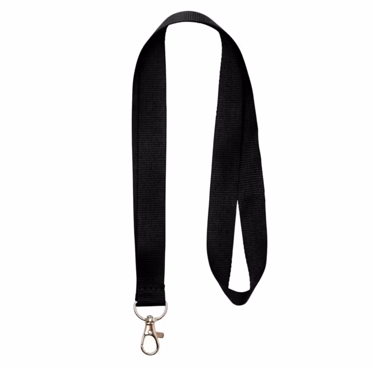 Nyckelband Lång - Svarta och Vita, 10-pack / 50-pack