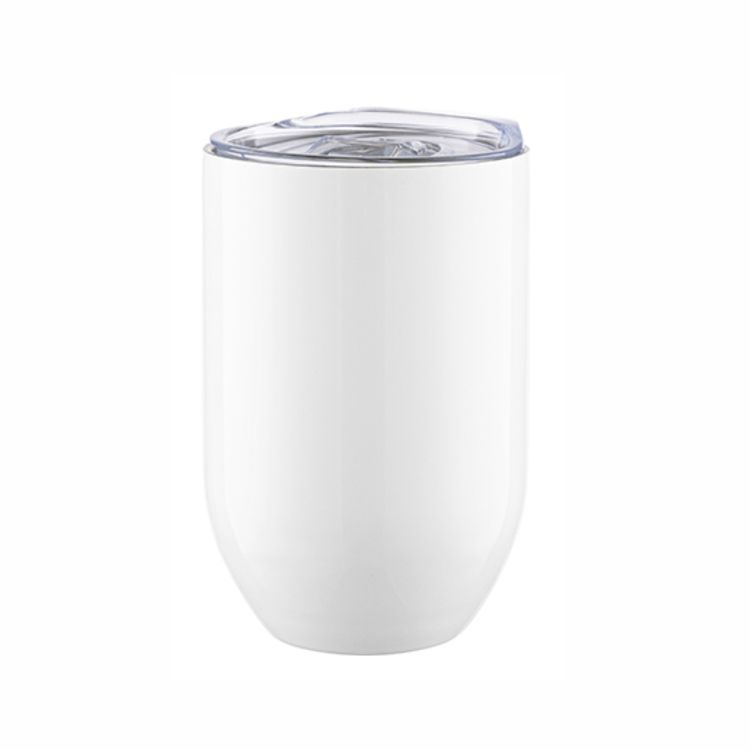 Lyxmugg / vinmugg / temosmugg - med transparent skjutlock