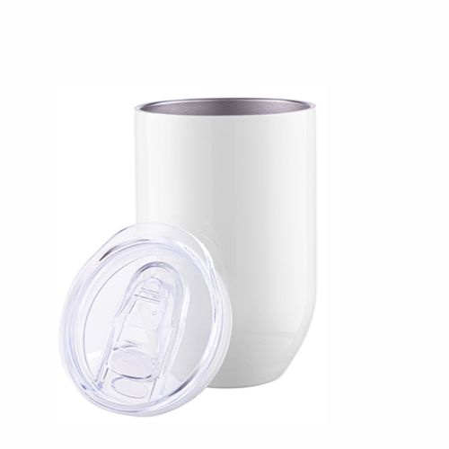 Lyxmugg / vinmugg / temosmugg - med transparent skjutlock