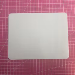 Sublimeringsplåt med rundade hörn 16,5x21 cm