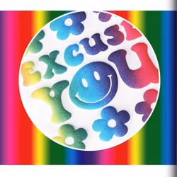 Puff - Struktur - Rainbow 8383 - Regnbåge