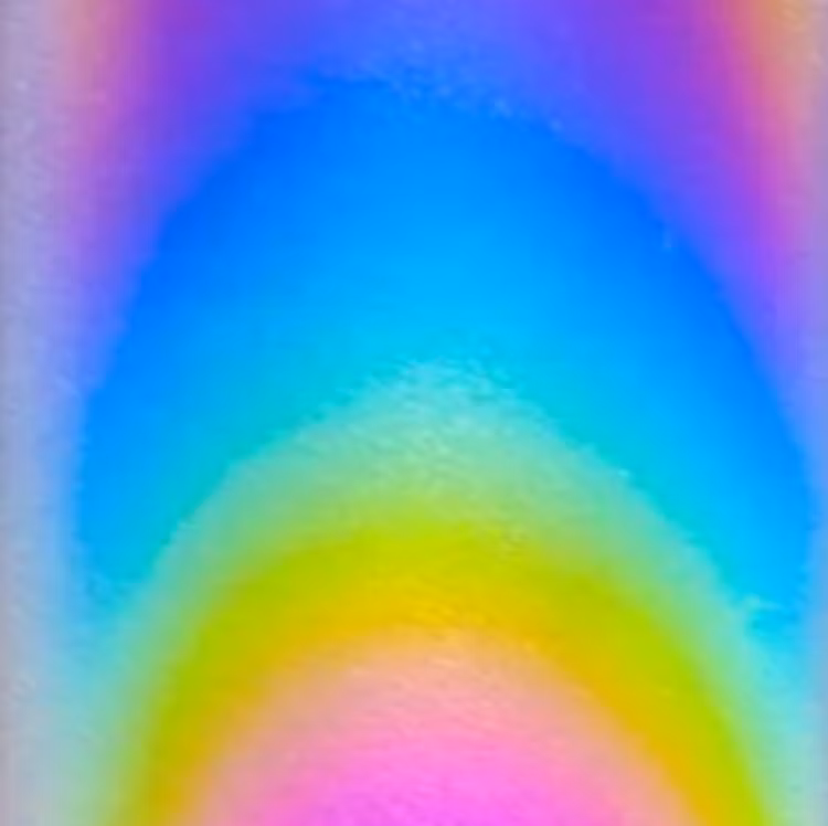 Reflexvinyl Regnbåge - Ark ca 30 x 50 cm