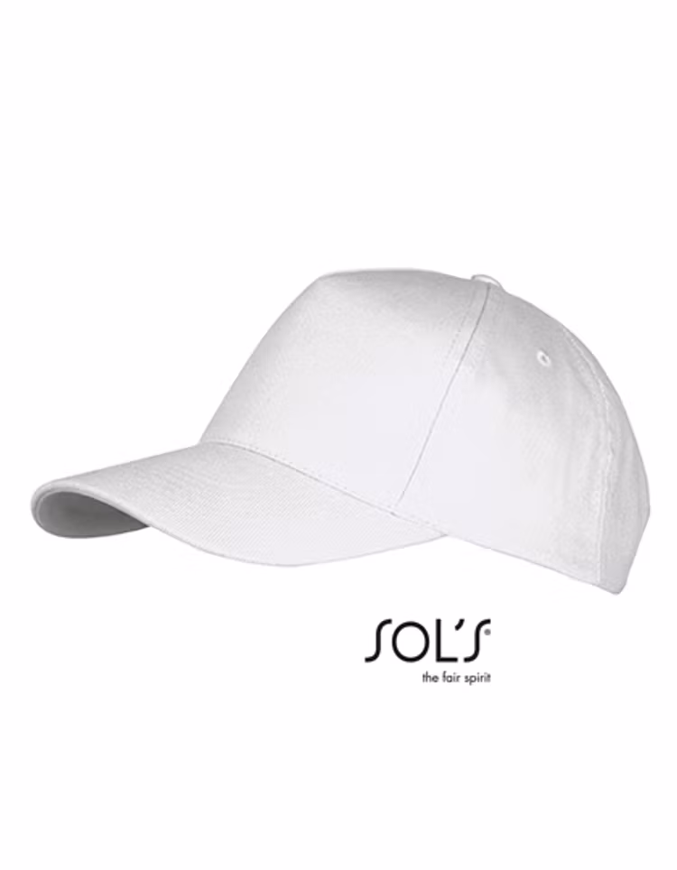 Keps Long Beach - 5 panels med metallspänne