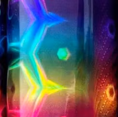 Wow - Rainbow Hexagon, metervara