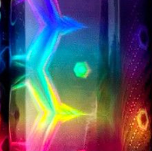 Wow - Rainbow Hexagon, metervara