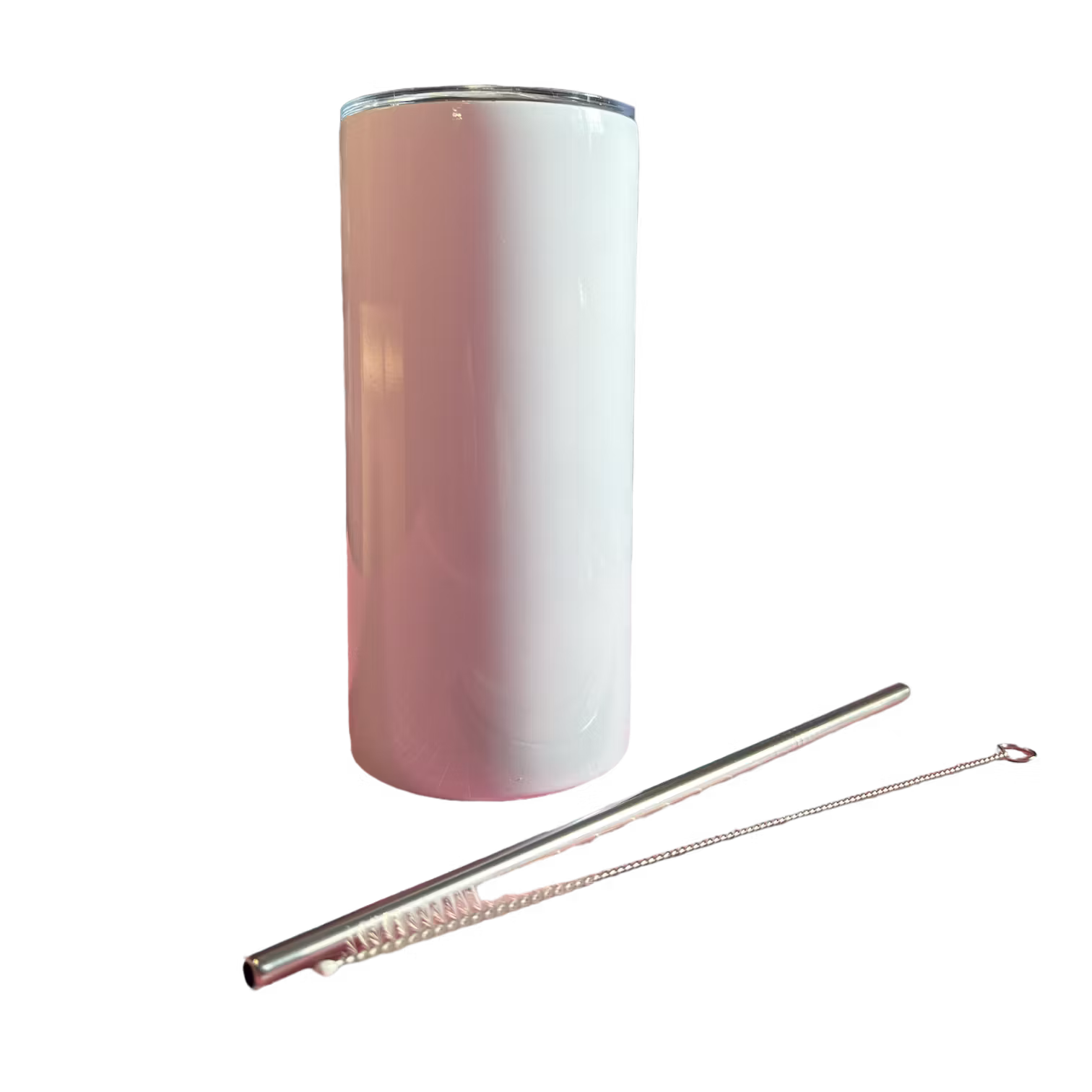 Termotumbler Vit - Mini med sugrör