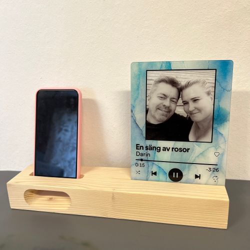 Kit med Mobilhållare/högtalare och gorillaglas