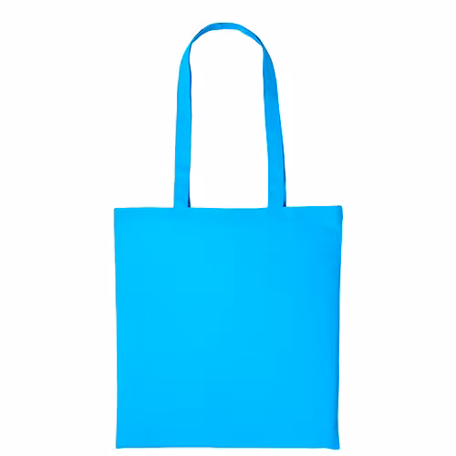 Textilkasse enkel med långt handtag