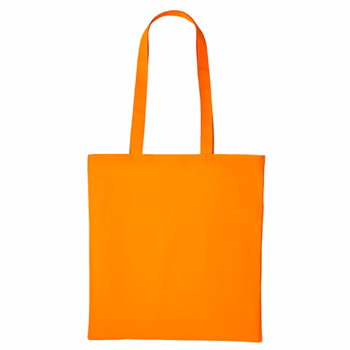 Textilkasse enkel med långt handtag