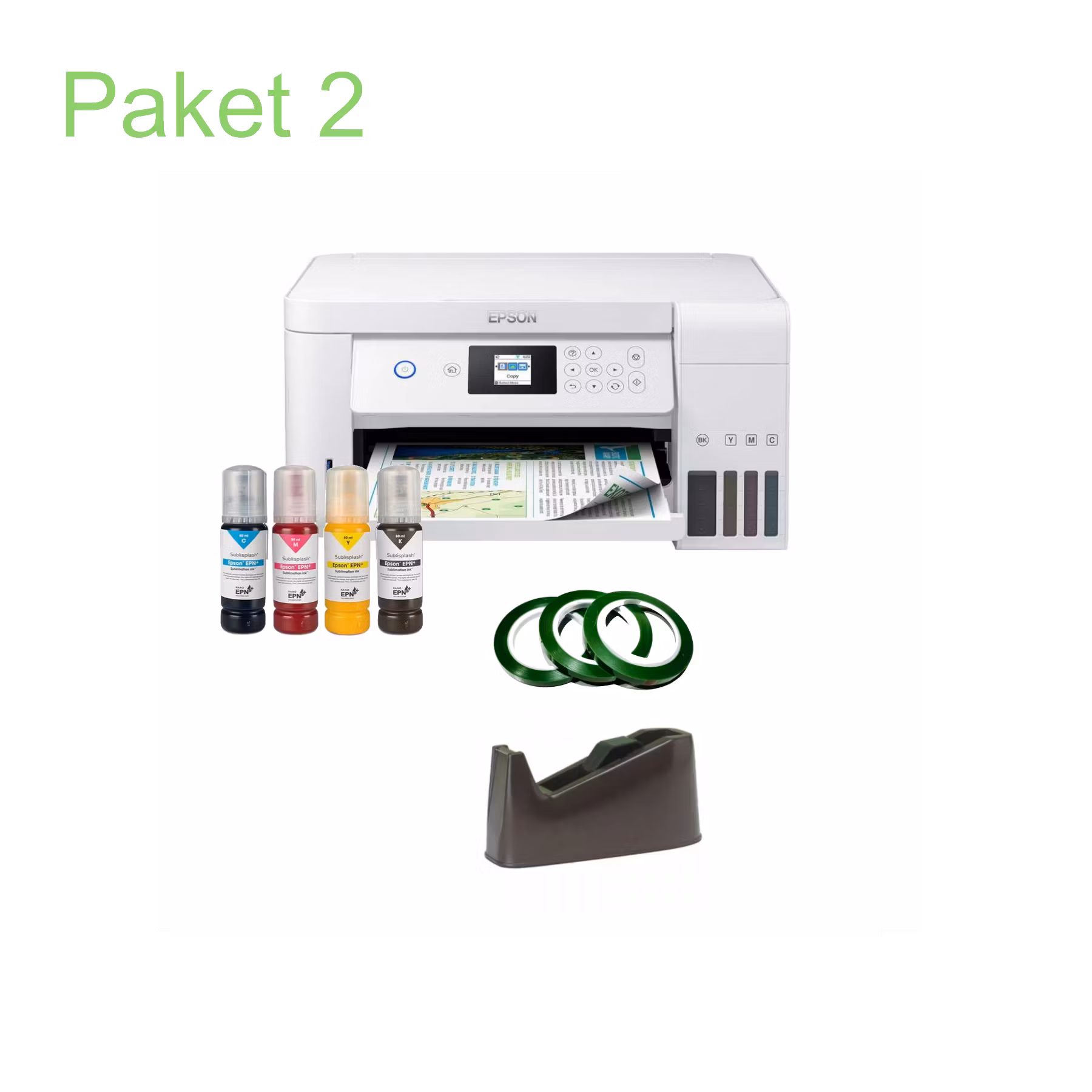 Sublimeringspaket - Epson ET-2856 skrivare - sublisplash bläck