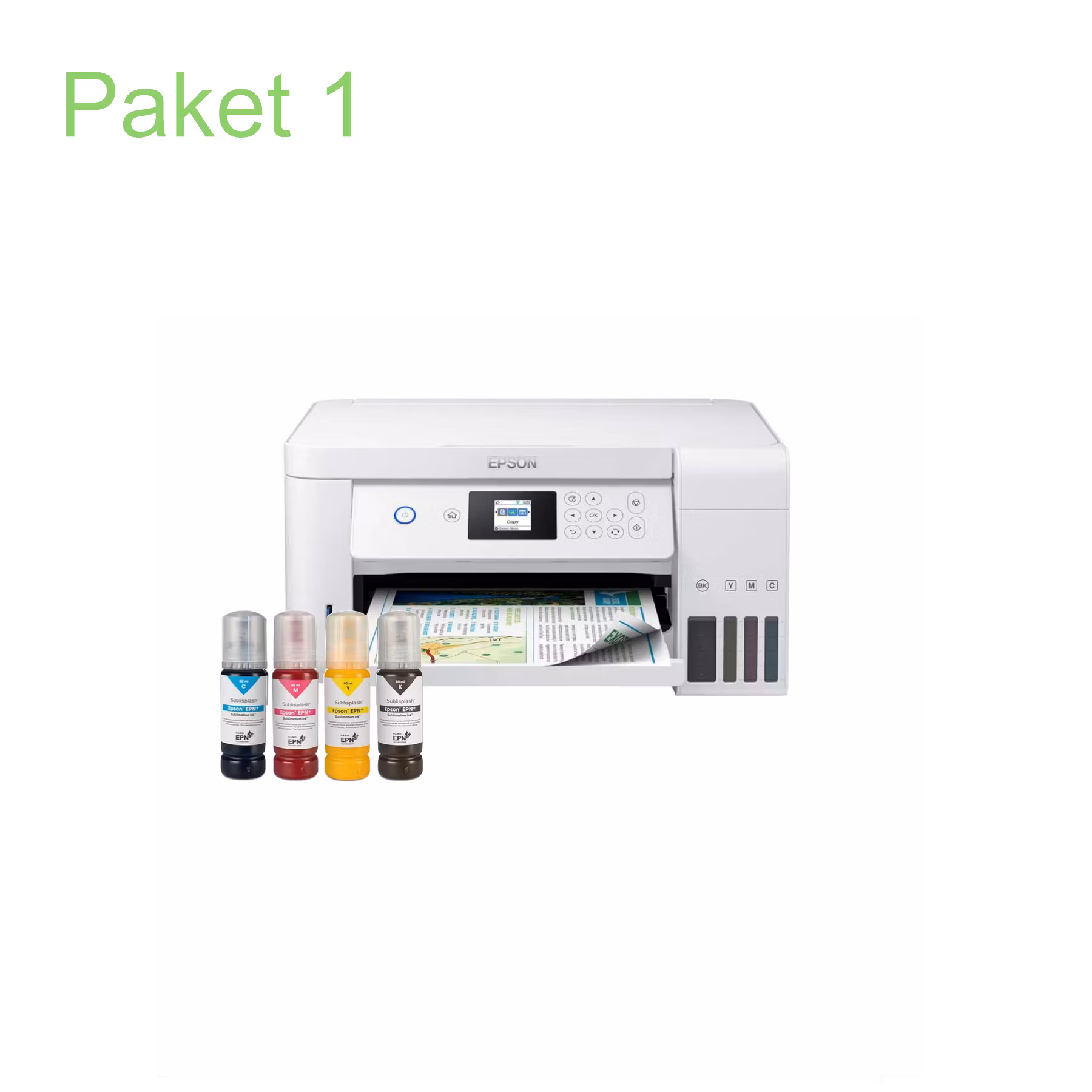 Sublimeringspaket - Epson ET-2856 skrivare - sublisplash bläck