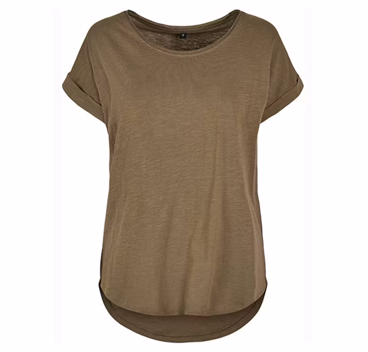 T-shirt Dam - Long Slub Tee - 9 färger