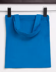 Textilkasse Mini - turkos och gul