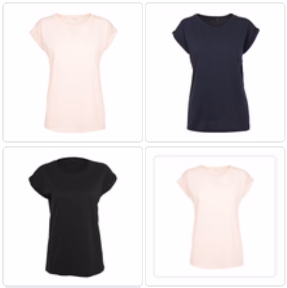 T-shirt Dam - Extended Shoulder Tee