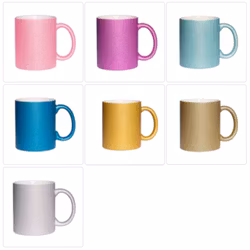 Mugg 80 Glitter - Enfärgad