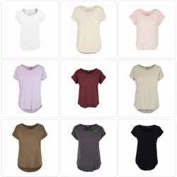 T-shirt Dam - Long Slub Tee - 9 färger