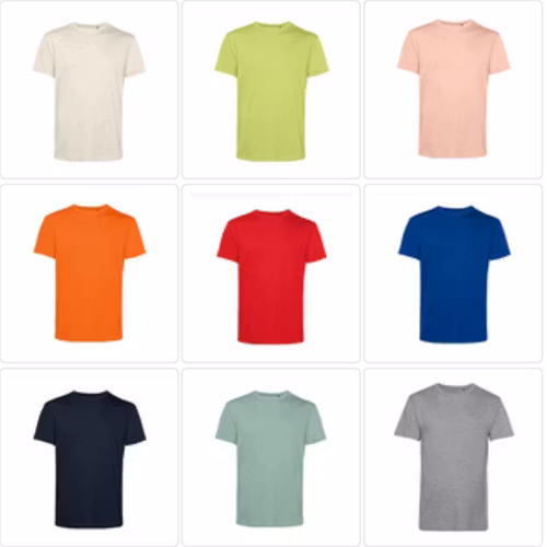 T-shirt Herr Eko - Färgade