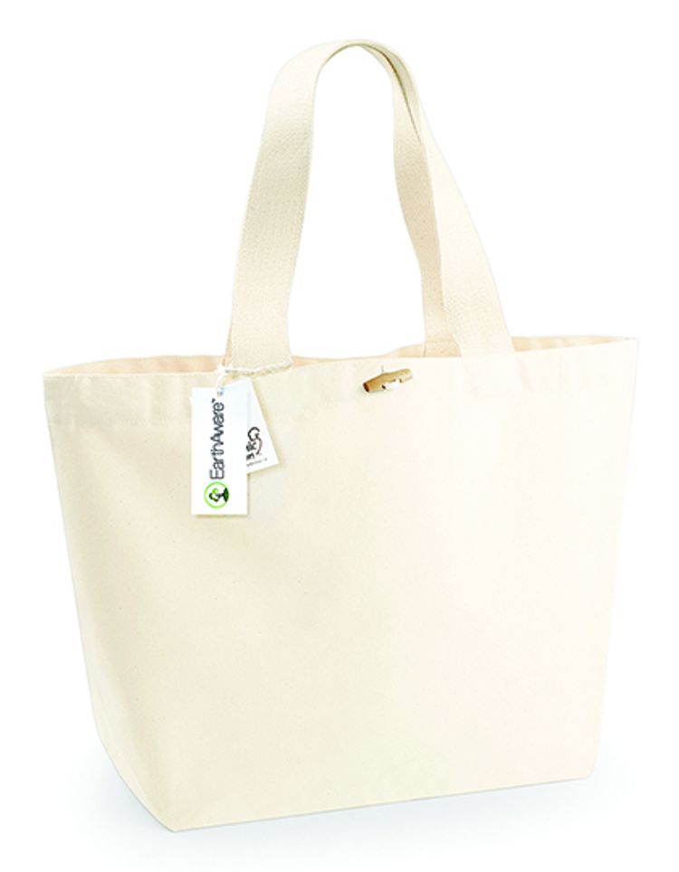 Canvas Bag - med duffelknapp