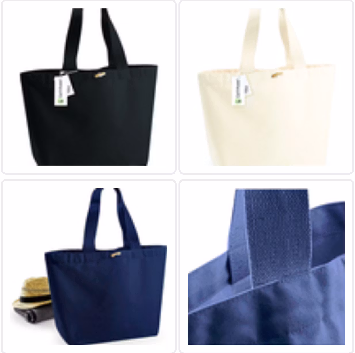 Canvas Bag - med duffelknapp