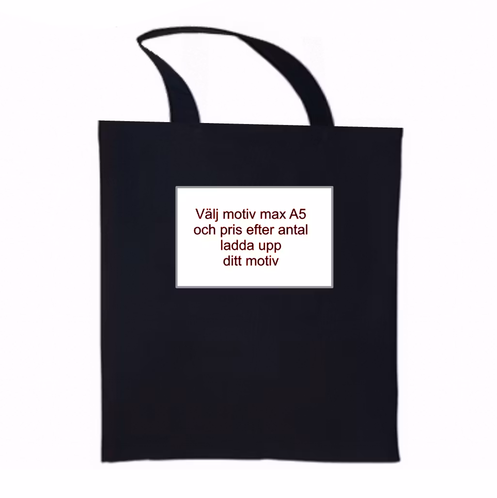 Tillval - Tryck på textilkasse - eget tryck