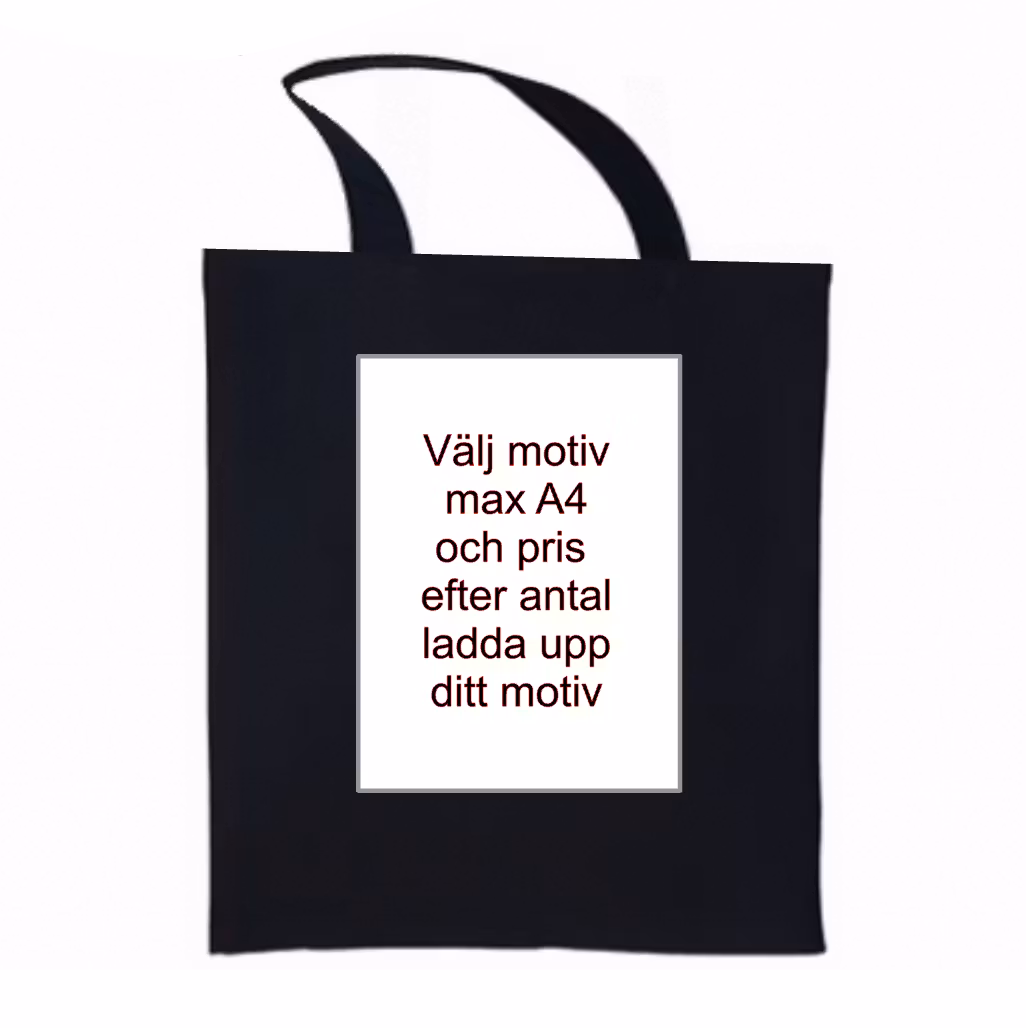 Tillval - Tryck på textilkasse - eget tryck