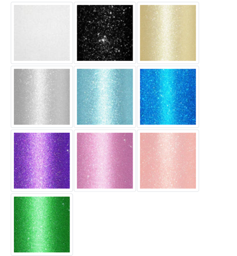 Skyltvinyl  Strukturglitter - Ark 30x50cm